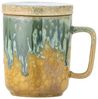 CREATIVE COLLECTION Yuma Becher m/Deckel und Teesieb Bunt Steingut Bild 3