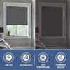 Verdunklungsrollo Klemmfix Rollo ohne Bohren Dunkelgrau B85 x H160cm-Stoffbreite 80cm Fenster Verdunkelung Jalousie Jalousien Sonnenschutz Fenster innen ohne Bohren Bild 4