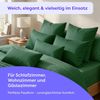 Wolkenfeld Kissenbezug Mikrofaser Kissenbezug - Allergiker Kopfkissenbezug - unfassbar weich, Größe 80x80, 40x80 und 70x90 cm I versteckter Reißverschluss Bild 2