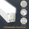 BarberPub Hexagon LED Garage Light, 30240LM 6500K Hexagon LED Beleuchtung für Werkstatt, Friseursalon, PVC Abdeckung 8 Grid, (LP008/nicht dimmbar) Bild 5