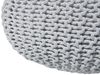 Pouf hellgrau ⌀ 40 cm CONRAD Bild 5