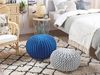 Pouf hellgrau ⌀ 40 cm CONRAD Bild 2