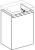 GEBERIT SMYLE SQUARE Waschbeckenunterschrank 44,2 cm breit, Weiß, Türanschlag links Bild 3