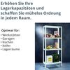 SCHULTE Regalwelt Steckregal mit 4 PowerMAX Fachböden, 65 kg Tragkraft, 180 x 60 x 40 cm (HxBxT) Bild 5