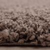 HomebyHome Shaggy Hochflor Wohnzimmerteppich Läufer 80x150 cm Taupe - Flur Teppich Flauschig, Modern, Plüsch und Extra Weich - Ideal als Bettvorleger im Schlafzimmer und als Küchenläufer Bild 3