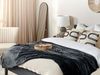 Beliani 'Bayburt' Decke, Polyester schwarz, 150x200 cm Bild 2