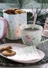 Greengate Tasse Junia Tasse pale pink inside 0,35l, Steingut Bild 4