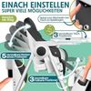 KIDIZ® 3in1 Hochstuhl Kinderhochstuhl inkl. Spielbügel , Babyliege , Kombihochstuhl Babyhochsitz ,7 höhenverstellbar Verstellbare Rückenlehne , mitwachsend ab 0 Monate bis 6 Jahre Babystuhl Schwarz Bild 4