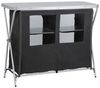 CampFeuer Campingschrank Campingschrank, 110 cm x 47 cm x 90 cm, Campingküche Alu Faltschrank Bild 4