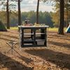 CampFeuer Campingschrank Campingschrank, 110 cm x 47 cm x 90 cm, Campingküche Alu Faltschrank Bild 2
