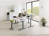 Sitz-Steh-Schreibtisch elektrisch 120x80 cm Ahorn/Silber Bild 2