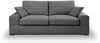 Ecksofa (B/H/T: 221x90x93 cm) in Grau Bild 4