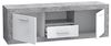 FORTE Baccio TV-Unterschrank, Holzwerkstoff, Grau/Weiß, 147,7 x 49,8 x 41 cm Bild 2
