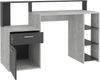 FMD Möbel 'Bolton' Schreibtisch, melaminharzbeschichtete Spanplatte, Beton LA / Anthrazit, 138,5 x 91,6 x 53,5 cm Bild 4