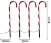 4tlg. LED Leuchtstab-Set Zuckerstange, 32 LEDs, 44 cm Bild 5