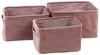 Home4You Aufbewahrungskorb, Rosa, Samt, Tragegriffe, B 33 x H 18 x T 23 cm (1 St) Bild 5