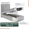 Best for Home Boxspringbett mit Bettkasten Trinity K-10 SINGLE Bonellfederkern inkl. 7 cm Topper (Einzelbett, Polsterbett gepolstertes Kopfteil, Jugendbett, Kinderbett versch. Größen, 70x200 80x200 90x200 100x200 cm), mit oder ohne Topper, Flexible Lie... Bild 3