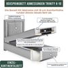 Best for Home Boxspringbett mit Bettkasten Trinity K-10 SINGLE Bonellfederkern inkl. 7 cm Topper (Einzelbett, Polsterbett gepolstertes Kopfteil, Jugendbett, Kinderbett versch. Größen, 70x200 80x200 90x200 100x200 cm), mit oder ohne Topper, Flexible Lie... Bild 4