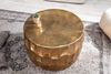 riess-ambiente Couchtisch ORGANIC ORIENT Ø70cm gold (Einzelartikel, 1-St), Wohnzimmer · Metall · rund · Hammerschlag 3D-Design · handmade Bild 4