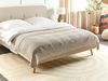 Tagesdecke ILEN Baumwolle 150 x 200 cm Helles Beige Bild 2