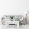 mattfy - Couchtisch für Kaffee/Tee, aufklappbar, Wohnzimmer- oder Esstisch, Farbe: Polargrau, Maße: 90 cm (B) x 50 cm (T) x 46/57 cm (H) Bild 2