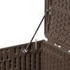 Amazon Basics Box zur Aufbewahrung und Organisation für den Außenbereich, Terrasse, 375 l, braun Bild 5