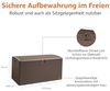 Amazon Basics Box zur Aufbewahrung und Organisation für den Außenbereich, Terrasse, 375 l, braun Bild 3