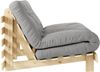KARUP DESIGN ROOTS Futonsofa Gestell unbehandelt Matratze Grau Bild 5