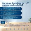 2x Ergonomischer Lattenrost 100x210 cm verstellbar - Lattenrost Set KV - 7-Zonen Lattenrost 100x210 cm Doppelpack - fertig montiert - 44 Leisten - Kopf- und Fußteil verstellbar - 2er Set - 100/210 Bild 2