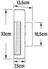Konstsmide Udine LED Wandleuchte schwarz, 12W, Glas Bild 5