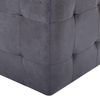 vidaXL Nachttische 2 Stk. Grau 30x30x30 cm Wildleder-Optik 249015 Bild 5