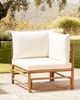 Garten-Eckmodul CERRETO Bambusholz Cremeweiß Bild 2
