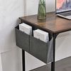 BAKAJI Schreibtisch Arbeitstisch PC-Tisch Arbeitsplatte aus MDF mit Metallrahmen Organizer Organizer Stoffträger und Haken Haus Büro modernes Industriedesign 120x60 x H74 cm Bild 5