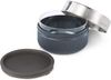 black+blum Lunchbox, Borosilikatglas, Edelstahl, (3-tlg), spülmaschinengeeignet, mit Edelstahldeckel und Silikonschutzaufleger Bild 5