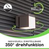Lutec Cuba 5193803118 LED Aussenwandleuchte 1-flammig ECO Light anthrazit Bild 4