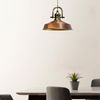 Bamyum Pendelleuchte Asletl Hängelampe Industrial aus Metall Ø41 cm, Pendelleuchte Esstisch, ohne Leuchtmittel Bild 2