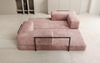 Luxusbetten24 Sofa Designer Sofa Lazy 3 Sitzer, mit Aufklappfunktion und Cordbezug Bild 5