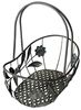 Deko-Korb-Set Blumenkorb Dekokorb Obstkorb Gitterkorb Garten 3tlg. Antik grau Bild 3