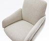Barstuhl Luan-Flex Webstoff Soft Beige Drehfuß höhenverstellbar Edelstahl Silberfarben Bild 5