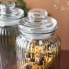 2x Vorratsgläser 1,5L mit Deckel Bonbonglas Vorratsgefäß Glasbehälter Aufbewahrungsglas Keksdose Vorratsglas Bild 4