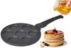 Pfannkuchen Pfanne Ø26cm 7 Fächer Induktion Alu Guss Spiegelei Crepespfanne Pancake geeignet für alle Herdarten Bild 4