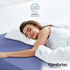 Komfortec Spannbettlaken Boxspringbett bis 15cm - 30cm Matratzenhöhe, Mikrofaser, Gummizug: Rundum, (1 Stück), 160x200 cm, Lila Bild 5