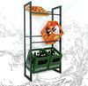 Getränkekistenregal Metall Getränkeregal bis zu 6 Kisten 200kg 71x30x140cm Bild 1