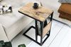 riess-ambiente Beistelltisch CONCIERGE 60cm natur / schwarz (Einzelartikel, 1-St), Wohnzimmer · Mango-Massivholz · Metall · mit Stauraum · für Laptops Bild 2