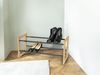 WENKO Schuhregal Ecori, 2 Etagen zur Schuhaufbewahrung, Bambus-Rahmen, Metall-Stangen mit Anti-Rutsch-Oberfläche, ausziehbar, Schwarz Bild 5