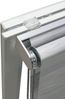 GARDINIA Doppelrollo de luxe, Duo-Rollo, Seitenzugrollo, Transparente und blickdichte Streifen, Verstellbar, Cappuccino-melange, 90x240 cm Bild 3