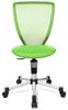 Topstar 71487S05 Titan Junior, Schreibtischstuhl, Netzrückenlehne und Bezugsstoff grün & 6991 Rollenset, Hartbodenrollen für Bürostuhl, Rollenset = 5 Rollen für Schreibtischstuhl, schwarz Bild 4