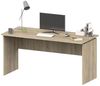 Muebles Pitarch | Großer Bürotisch, Studientisch, Computertisch, Cambrian Eiche, 76 x 155 x 68 cm (Höhe x Breite x Tiefe), modern, Modell Rivoli Bild 1