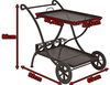 Romeo Servierwagen Eisengestell marone Bild 2