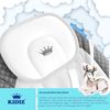 KIDIZ® Babywippe Babyschaukel mit 5 Geschwindigkeitseinstellungen zusammenklappbarer Baby Wippe Schaukel Babyhochstuhl mit Spielbogen Spielzeugen 5 beruhigende Naturgeräusche neugeborene Anthrazit Bild 4